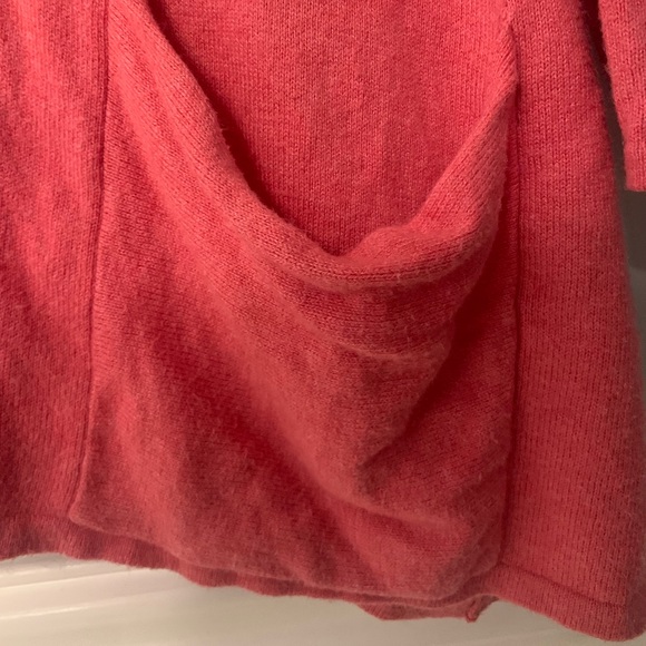 Coral J. Jill Button Up Cardigan Medium Petite with pockets - Picture 8 of 8